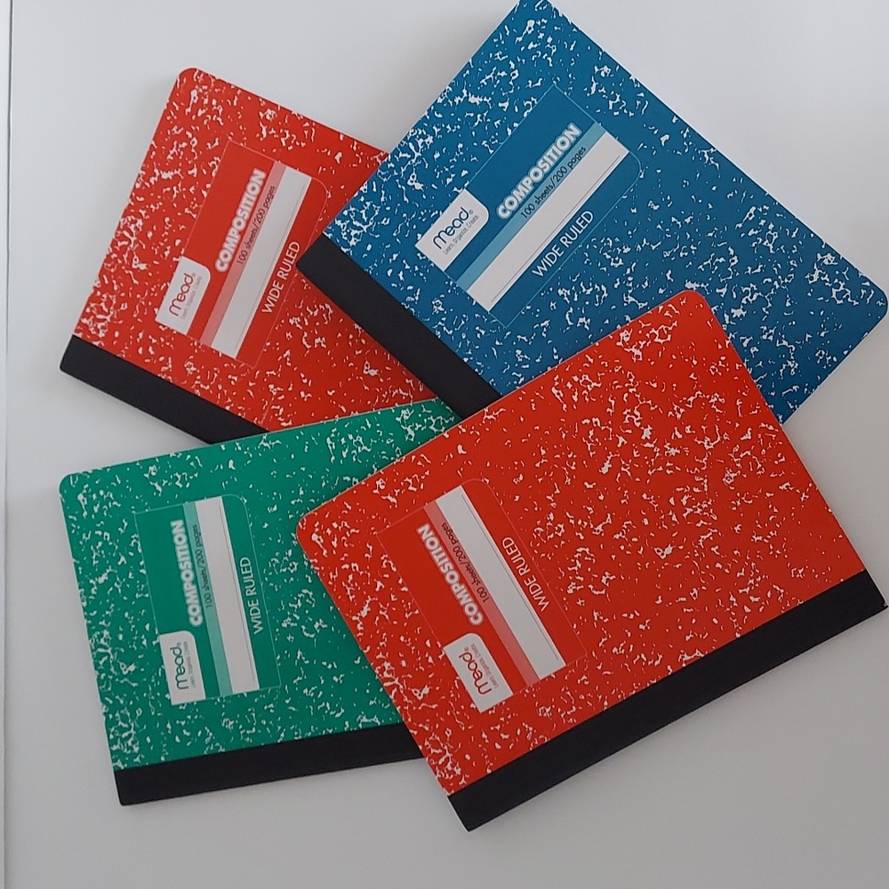 Mead Wide Ruled Composition Notebook Bundle